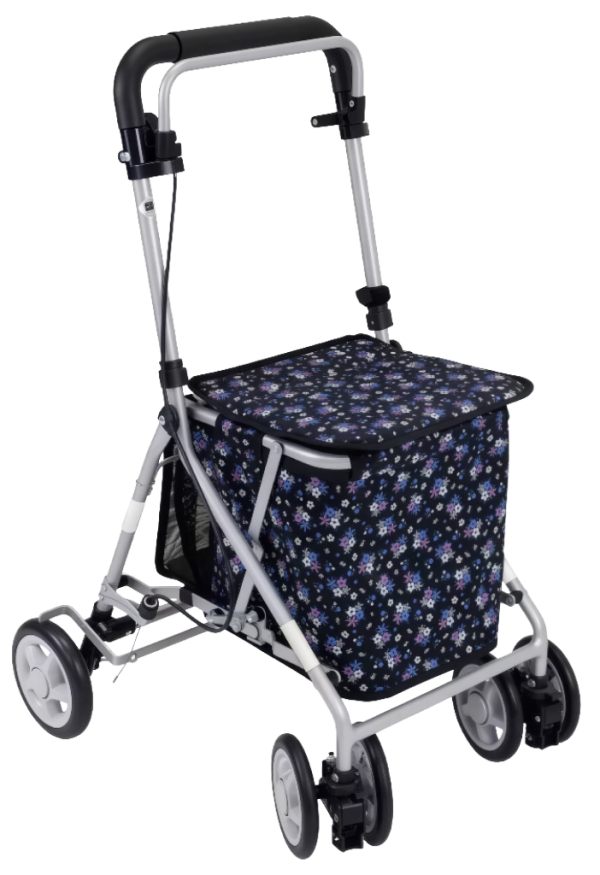 日本SHIMA KANON(經典小花BK) 助步車 