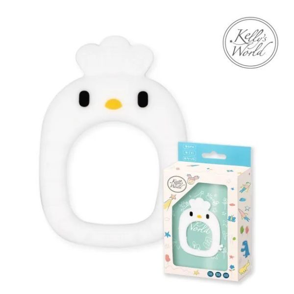 Kelly's World 派對動物固齒器_淘氣小雞白 