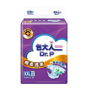 包大人 棉柔透氣黏貼型紙尿褲 XXL (11片/包) 