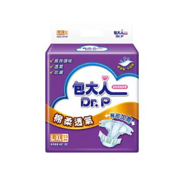 包大人 棉柔透氣黏貼型紙尿褲 L-XL (13片/包) 