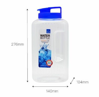 樂扣樂扣PET提把冰箱側門水壺 2.6L 