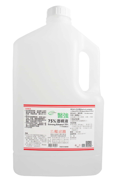 醫強 75%酒精 4000ml /瓶 
