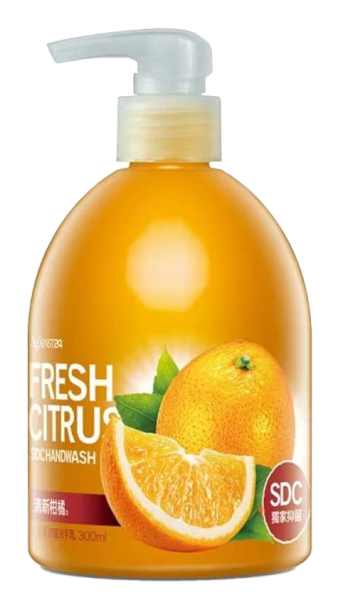 快潔適抗菌洗手乳-清新柑橘300ml /瓶 