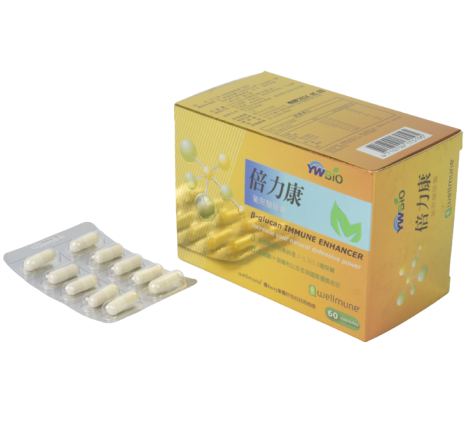 倍力康-β葡聚醣膠囊 300mg 60顆/盒 