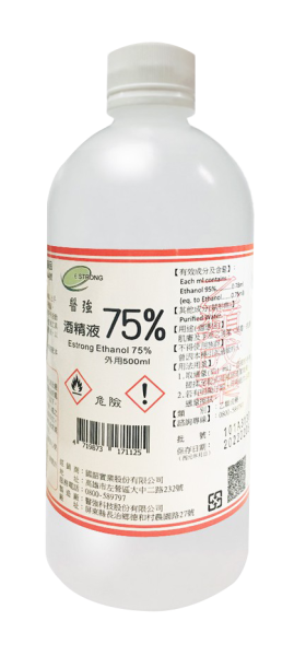 醫強 75%酒精 500ml /瓶 