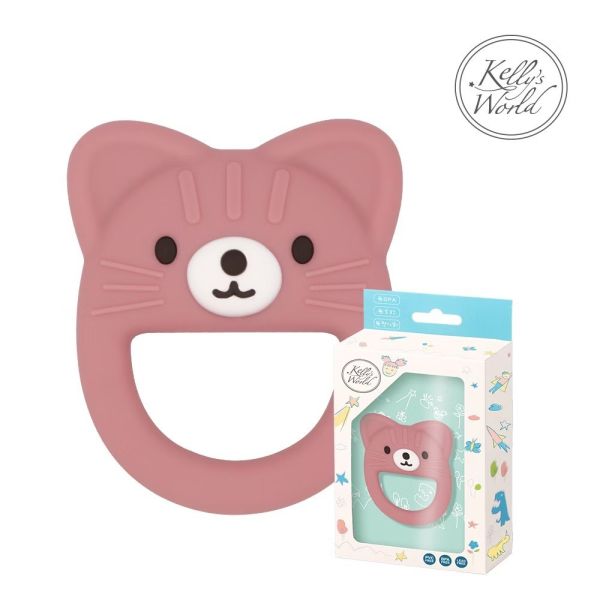 Kelly's World 派對動物固齒器_靈敏貓莓果粉 