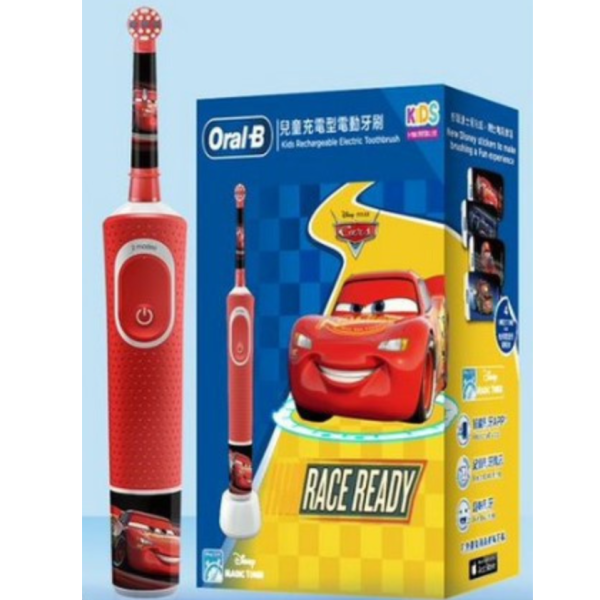 Oral-B D100K兒童充電電動牙刷-賽車總動員 