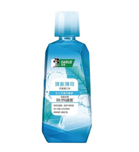 好來清新薄荷漱口水500ml(無酒精配方)*2超值組 