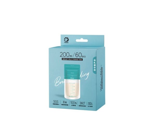 小獅王辛巴 母乳儲存袋 藍 200ML 60入/包 