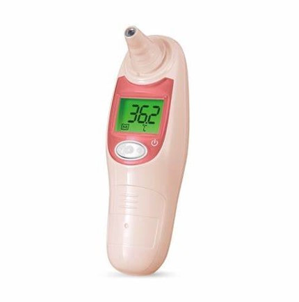 福爾紅外線耳溫槍TD-1118紙盒粉 
