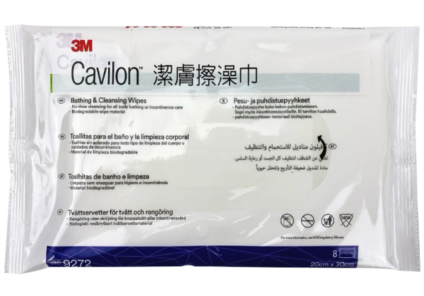 3M Cavilon 潔膚擦澡巾 8片/包 