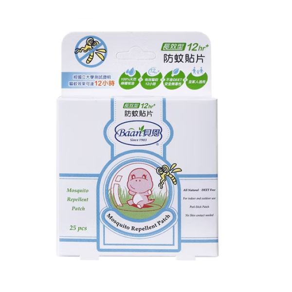 貝恩嬰兒防蚊貼片/25片 