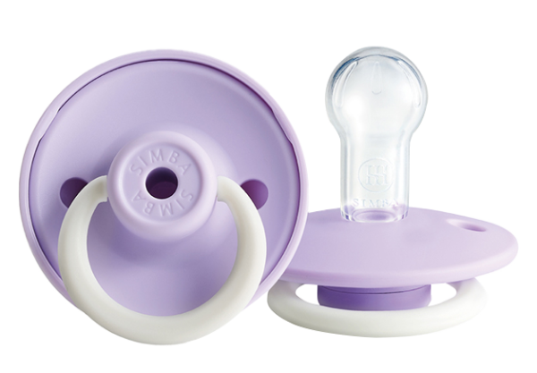 扭扭圓形夜光安撫奶嘴(全齡適用/紫芙派C104) 