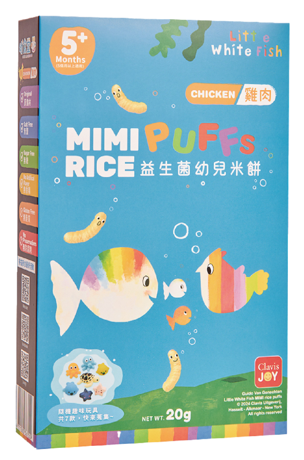 郭老師 小白魚益生菌幼兒米餅(雞肉) 