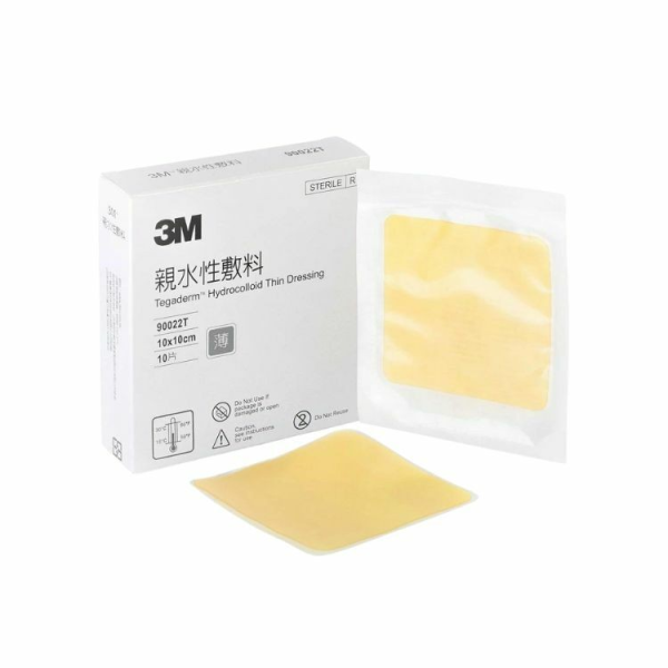 3M 人工皮薄型親水性敷料 10*10cm (10片/盒) 