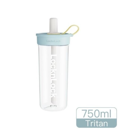 樂扣樂扣嚼對FUN飲吸管杯750ml 軟萌棉花糖 