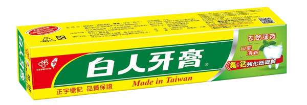 白人中氟牙膏 65g/支 