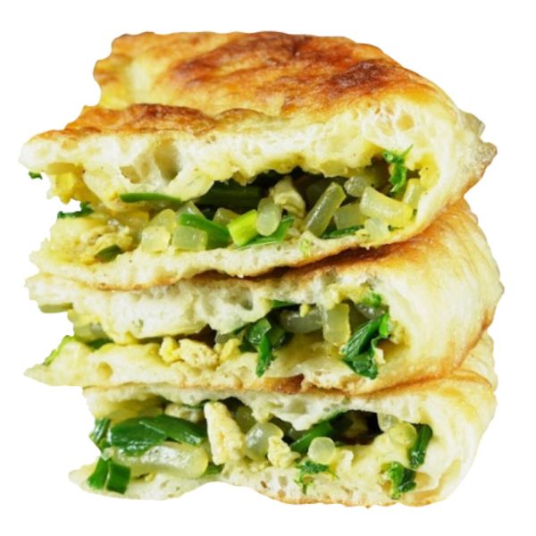 Fried tuna chive dumplings 