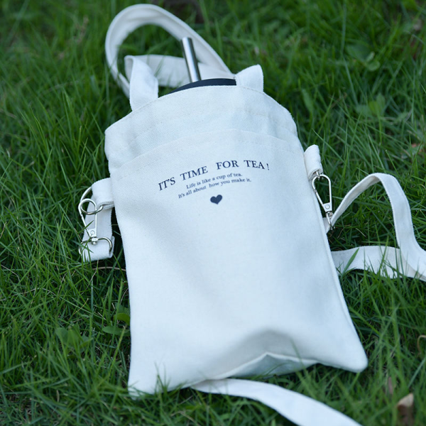 【帆布飲料背袋】 