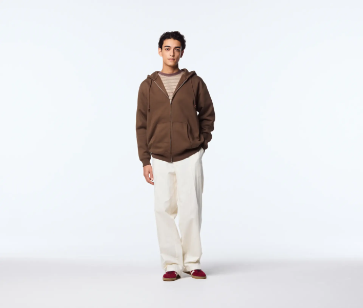 【United Athle】10.0oz. T/C 連帽拉鍊外套 （內刷毛） 