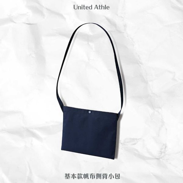 【United Athle】基本款帆布側背小包 
