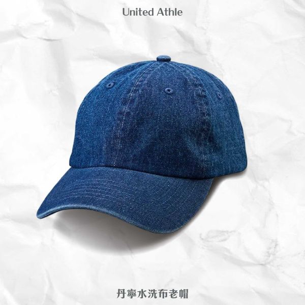【United Athle】丹寧水洗布老帽 