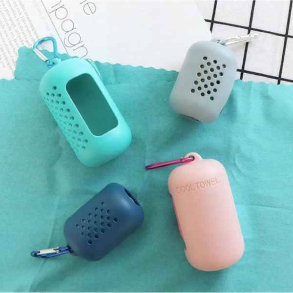 【可收納涼感運動毛巾】 