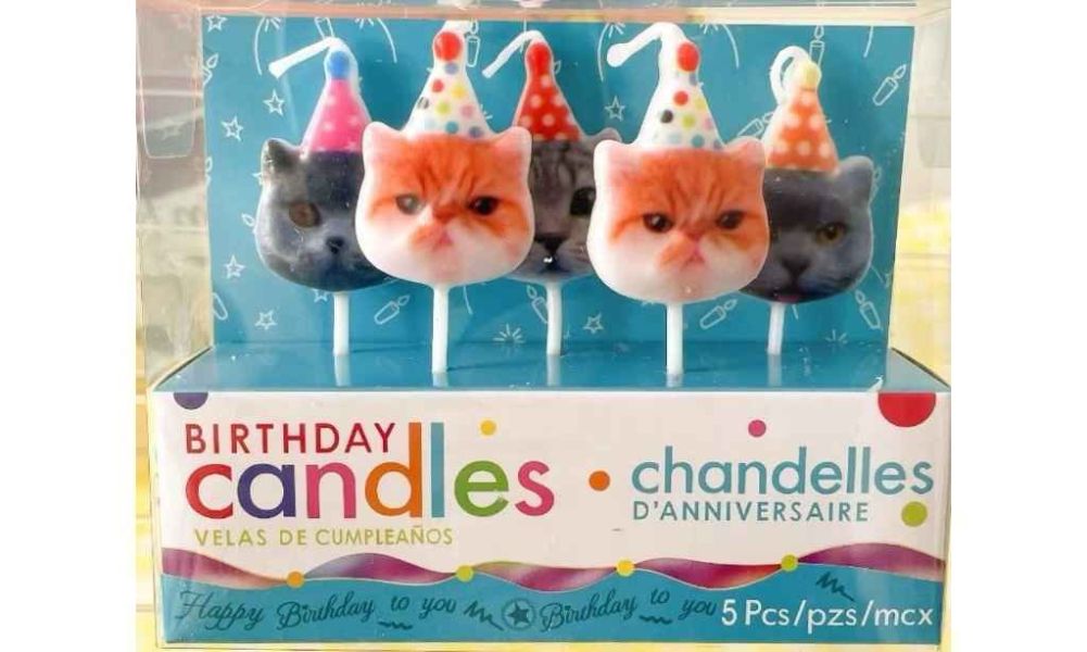 <祝你生日快樂>貓咪蠟燭(一盒5入) 貓咪,貓,公益,福袋,盲盒,蠟燭,生日快樂,貓奴,貓主子