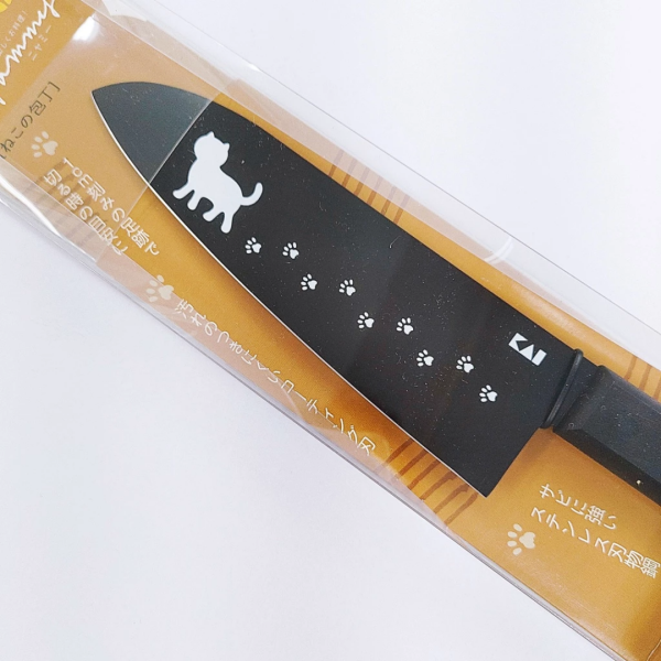 《999元公益福袋》日本貝印Nyammy貓咪系列三德刀 + Kusuguru貓咪清潔海綿 貓咪,貓瘋,貝印,菜瓜布,洗碗,海綿,日本,料理刀,三德刀,kusuguru