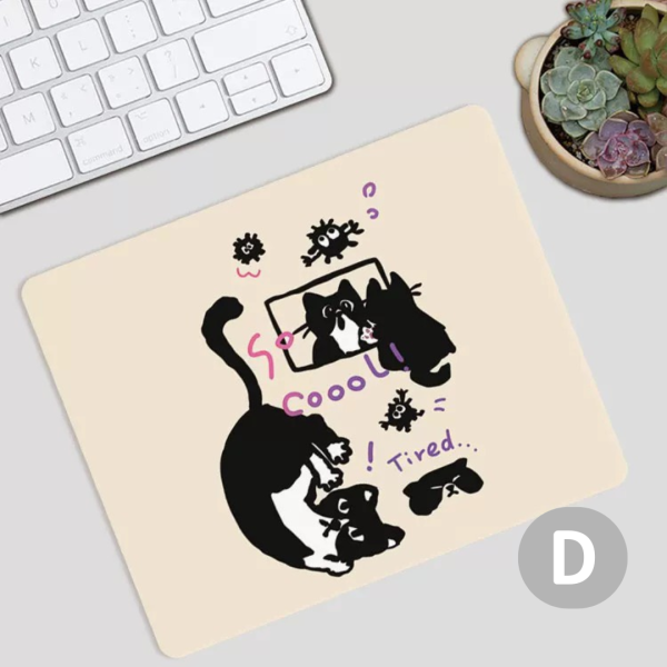 《699元公益福袋》韓國人氣插畫超Q賓士貓貓 滑鼠墊 (也可當隔熱墊使用喔)+贈 貓掌便條紙 貓咪,插畫,滑鼠墊,浮世繪,設計,隔熱墊