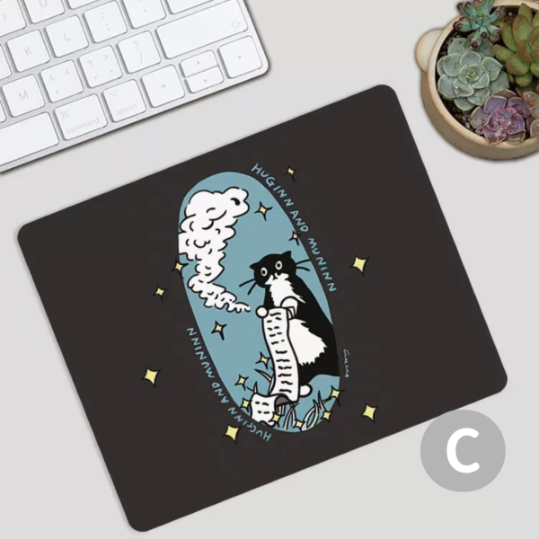 《699元公益福袋》韓國人氣插畫超Q賓士貓貓 滑鼠墊 (也可當隔熱墊使用喔)+贈 貓掌便條紙 貓咪,插畫,滑鼠墊,浮世繪,設計,隔熱墊