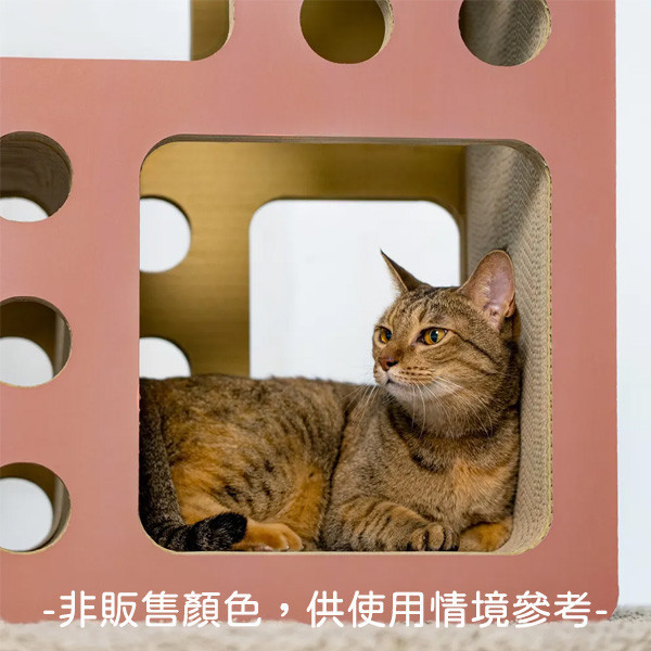 《2999元公益福袋》Ponwaa 朋瓦 洞洞貓大廈 Ponwaa,朋瓦,階梯,圓洞,隧道,貓抓板,貓跳台