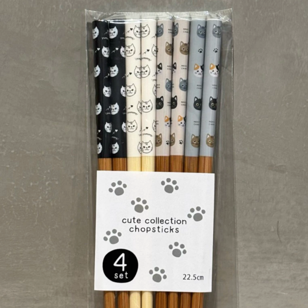 《799元公益福袋》柔和色彩陶瓷舉尾巴貓貓筷架X4 + 日本製貓咪筷子X4 貓咪,插畫,貓插畫,可愛,環保杯,保溫杯,耐熱,玻璃杯,陶瓷,舉尾巴,筷架,日本製,筷子