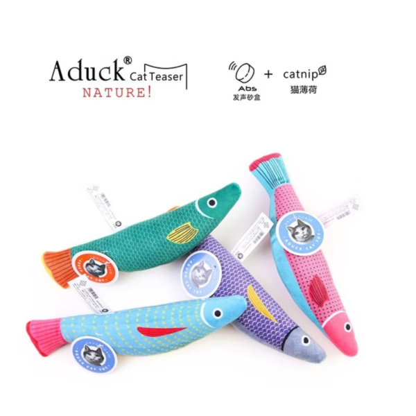 《500元公益福袋》吃魚就嗨貓草魚玩具X3 貓草玩具,貓薄荷,貓草,魚,貓咪,汪喵