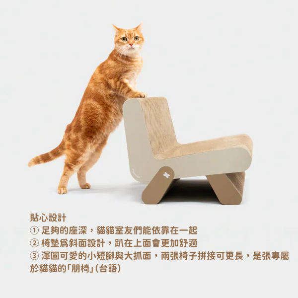 預購9月到貨！《Ponwaa公益福袋》窗波貓公寓 / 小朋椅 Ponwaa,朋瓦,階梯,圓洞,隧道,貓抓板,貓跳台,貓小宅,洞洞