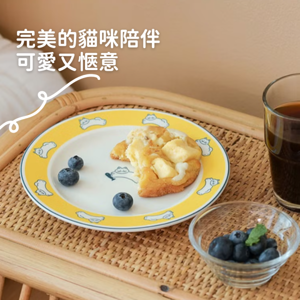《999元公益福袋》ins風可愛貓咪圓盤組 (8/7/6吋 、三個一組) 貓咪,黑白貓,插畫,貓插畫,不鏽鋼,陶瓷,環保杯,隨行杯,530ml,冰壩杯,菜瓜布