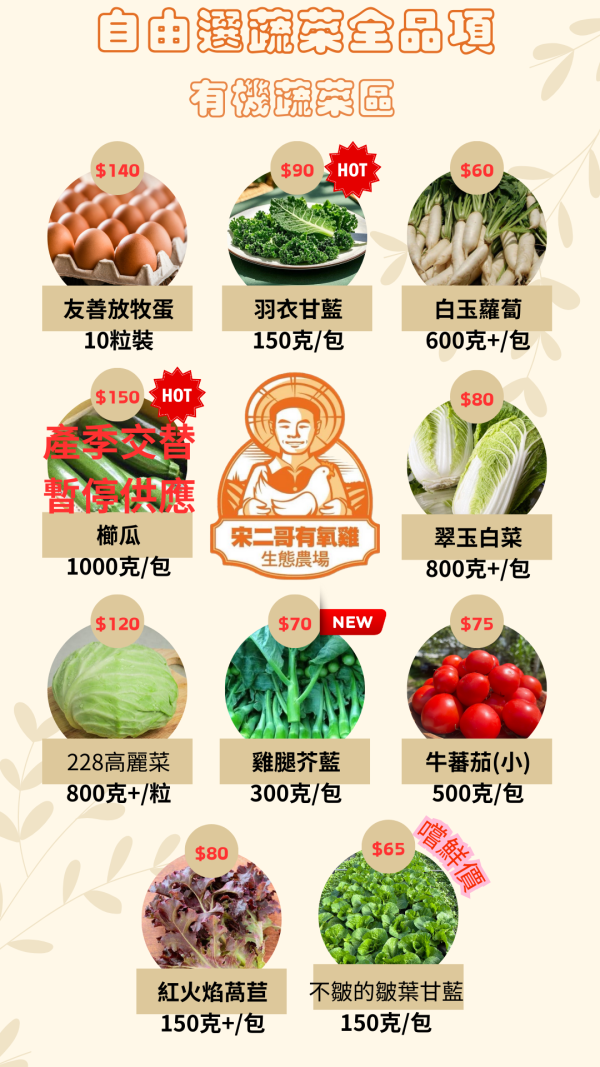 自由選綜合蔬菜箱 有機,有機蔬菜箱,有機綜合蔬菜箱,一周蔬菜箱,蔬菜箱推薦,蔬菜箱宅配,小農蔬菜箱,自由選