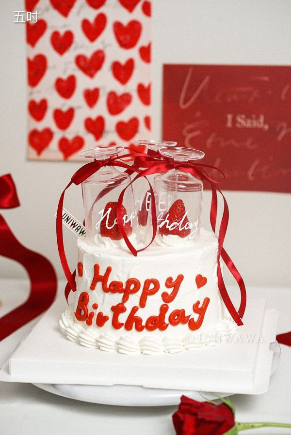 香檳杯蛋糕 (草莓布丁內餡 / 12月15號後開放取貨) 草莓,聖誕樹,聖誕節,聖誕蛋糕