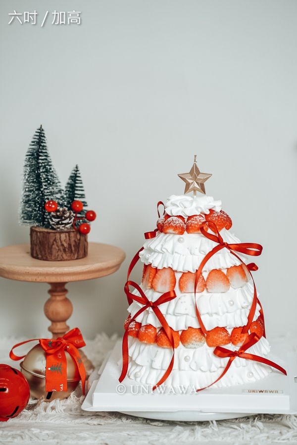 草莓洛莉塔 (開放12/15後取貨) 草莓,聖誕樹,聖誕節,聖誕蛋糕