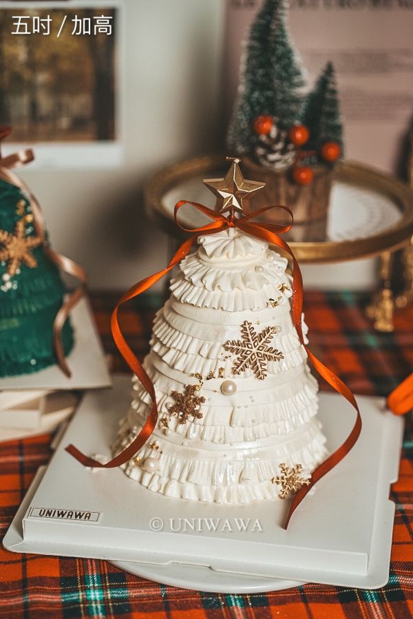 聖誕樹的祝福 / 白色 蛋糕,台北聖誕節蛋糕,聖誕節蛋糕推薦
