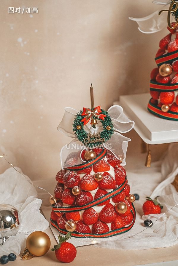 草莓聖誕樹 (12/15後開放取貨) 草莓,聖誕樹,聖誕節,聖誕蛋糕