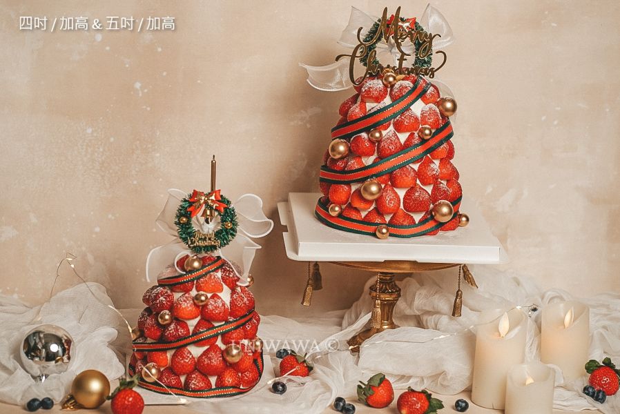 草莓聖誕樹 (12/15後開放取貨) 草莓,聖誕樹,聖誕節,聖誕蛋糕