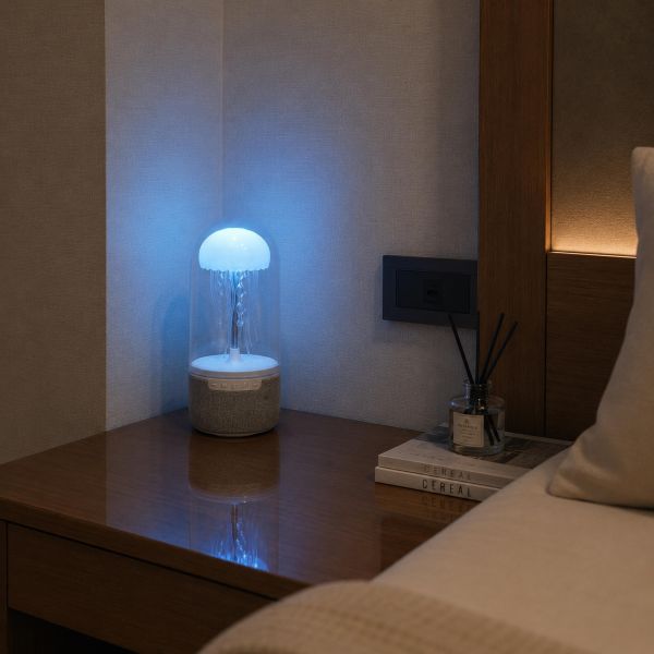 水母夜燈藍牙音箱 