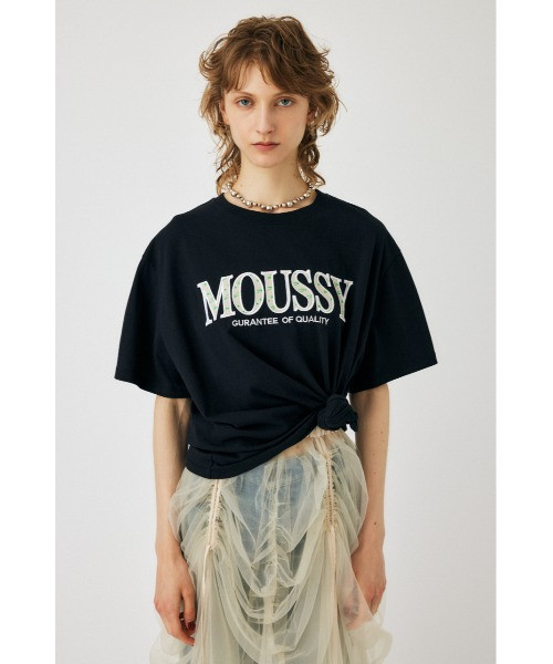 MOUSSY LOGO IN LOGO T-shirt moussy,logo,標誌,短袖,上衣,t,shirt,雙層,日牌,日本,服飾,代購