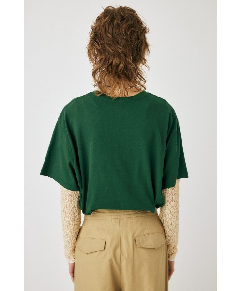 MOUSSY LOGO IN LOGO T-shirt moussy,logo,標誌,短袖,上衣,t,shirt,雙層,日牌,日本,服飾,代購