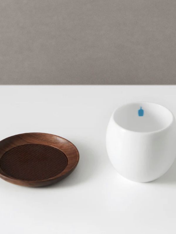 Blue Bottle 玉瓷杯組 BLUE BOTTLE,藍瓶咖啡,咖啡杯,限定,代購,代購,藍瓶咖啡豆,簡約,玉瓷,胡桃,杯墊,日本,代購