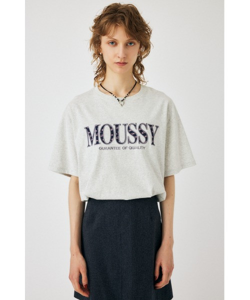 MOUSSY LOGO IN LOGO T-shirt moussy,logo,標誌,短袖,上衣,t,shirt,雙層,日牌,日本,服飾,代購