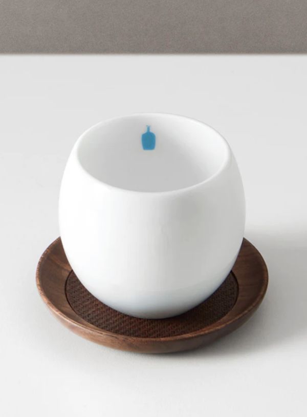Blue Bottle 玉瓷杯組 BLUE BOTTLE,藍瓶咖啡,咖啡杯,限定,代購,代購,藍瓶咖啡豆,簡約,玉瓷,胡桃,杯墊,日本,代購