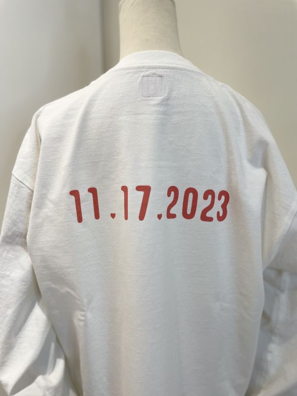 HUMANMADE 日期限定T-shirt humanmade,客製,日期,限定,大學,t,shirt,長袖,上衣,日本,代購,現貨,m,紅色,11,17