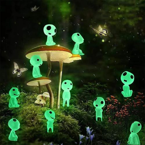 發光小精靈 生日禮物 外星人 公仔 可愛小物 夜光 交換禮物 盆栽裝飾 微景觀 療癒